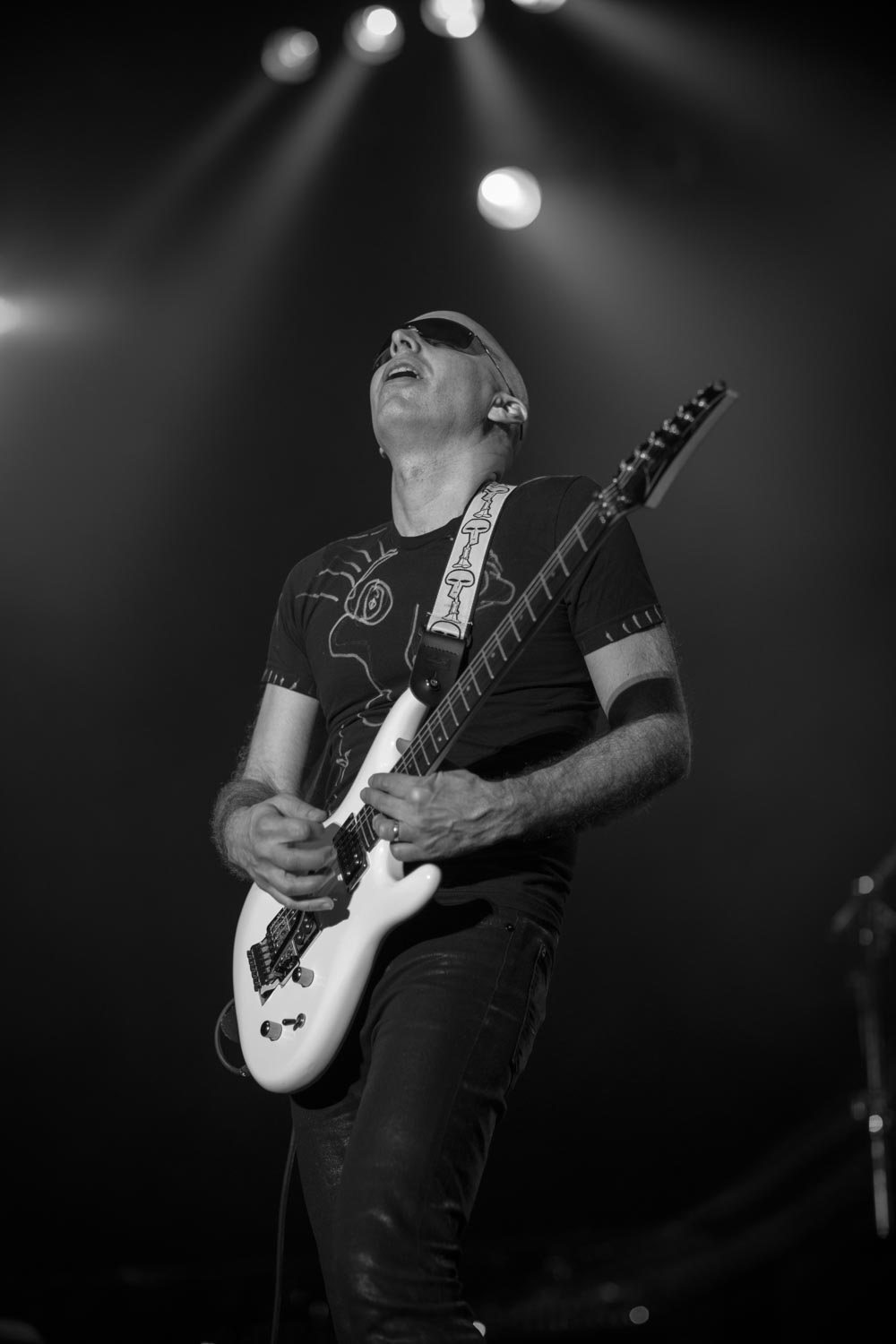 Joe Satriani during performance in New Plymouth - New Zealand.