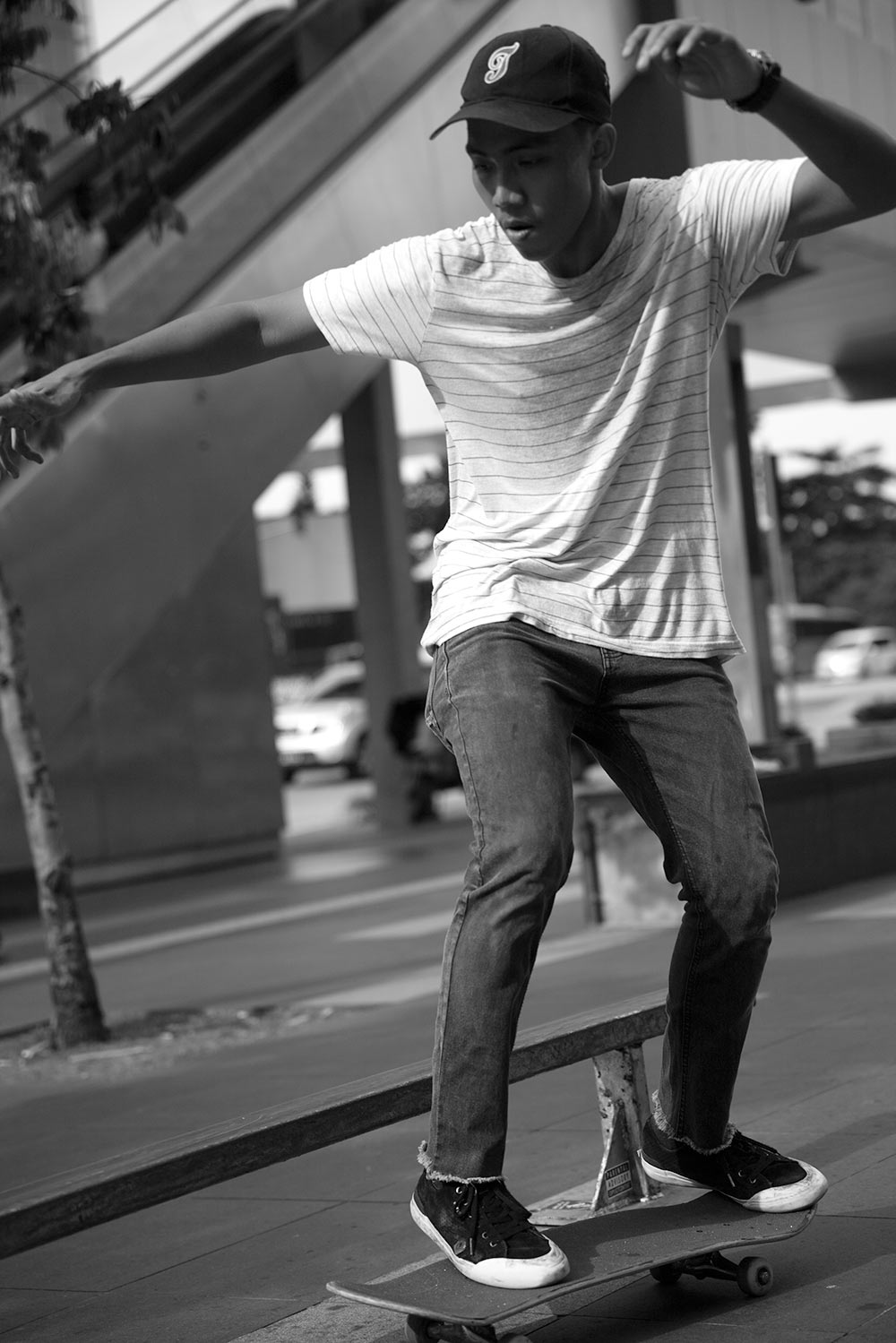 skateboarding KLCC kuala lumpur malaysia