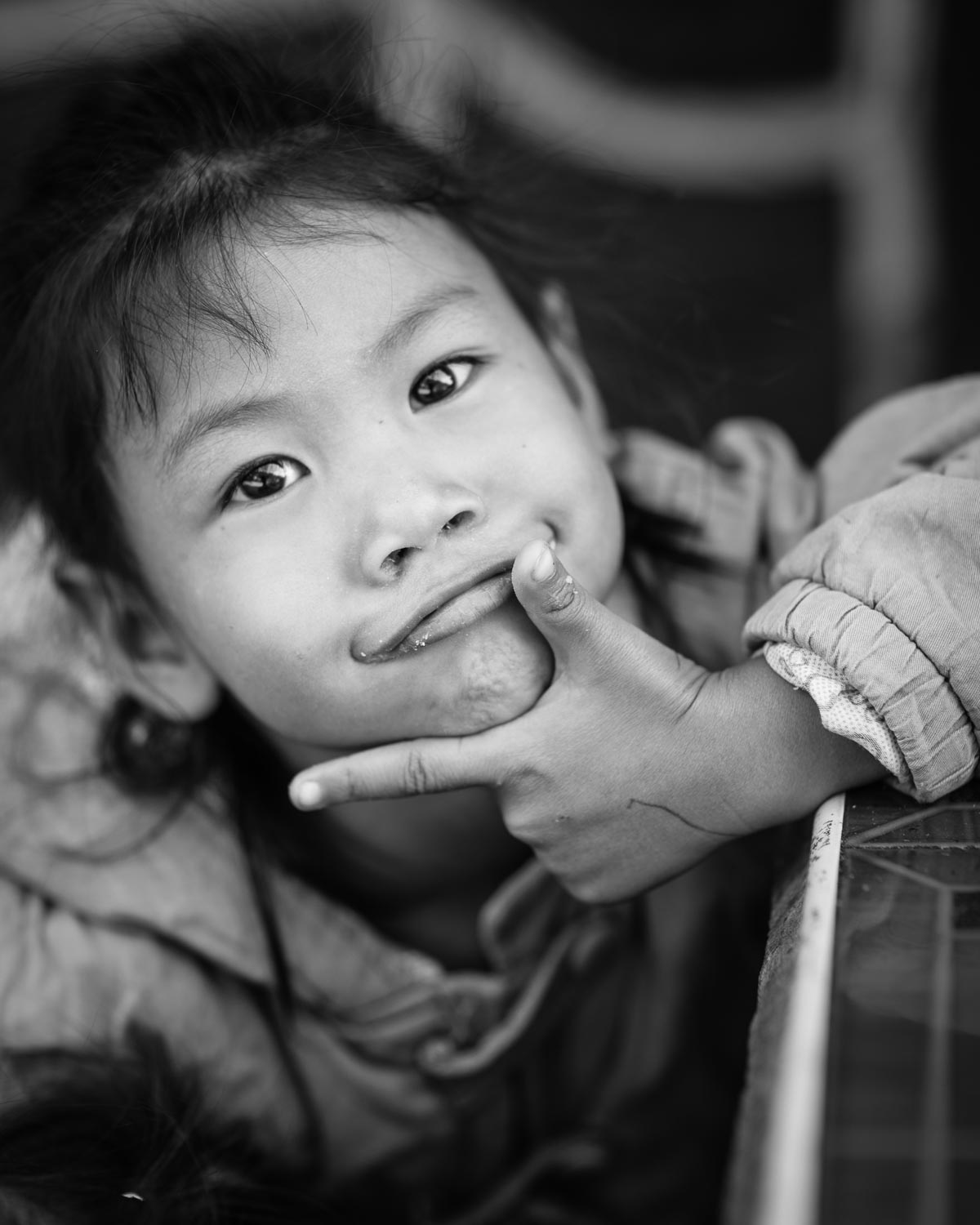 luang prabang young girl portrait